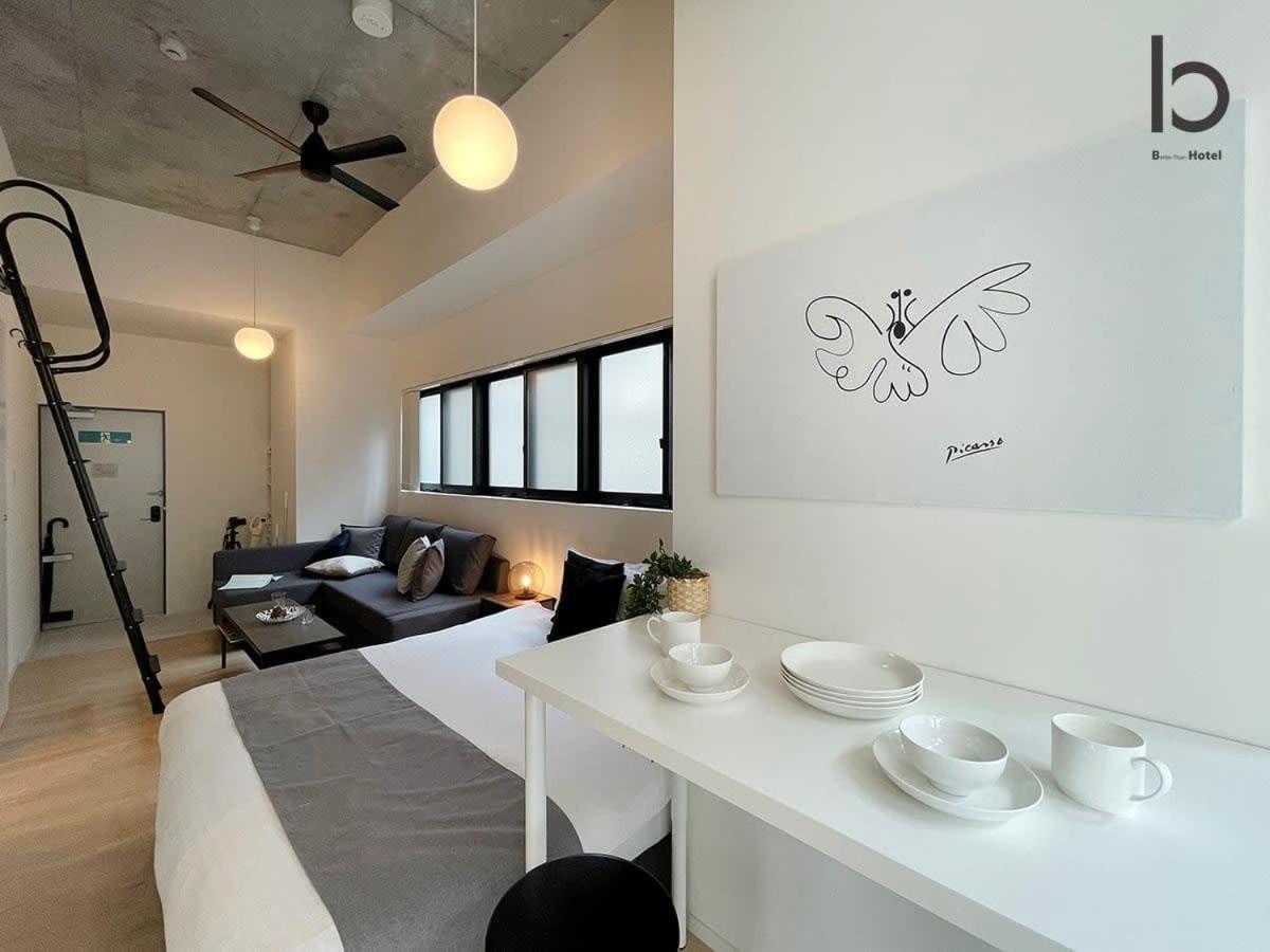 Bhotel Nekoyard - Modern Loft Studio Steps From Peace Park Хиросима Экстерьер фото
